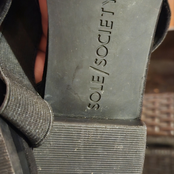 SOLE SOCIETY Kaniesa Leopard Cow Hair Pointed Toe Flats. Black/Tan Size 7.5 - Picture 5 of 9